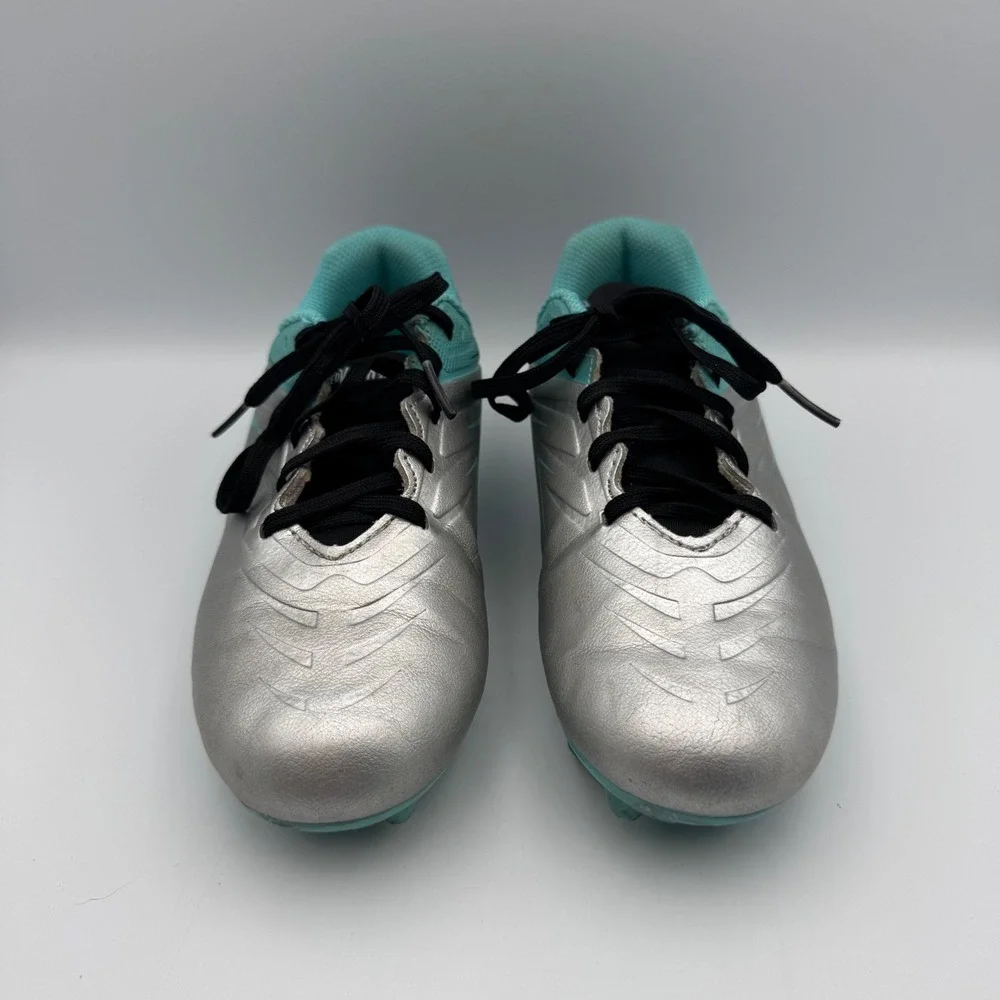 DSG Speed Viper 2.0 Youth Soccer Cleats Teal Silver‎ Size 3/ Soccer Ball Size 3